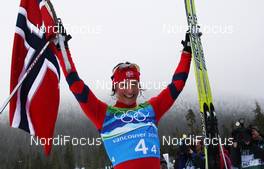 25.02.2010, Whistler, Canada (CAN): Marit Bjoergen (NOR), Fischer, Rottefella, Swix  - Olympic Winter Games Vancouver 2010, cross-country, 4x5km women, Whistler (CAN). www.nordicfocus.com. © NordicFocus. Every downloaded picture is fee-liable.