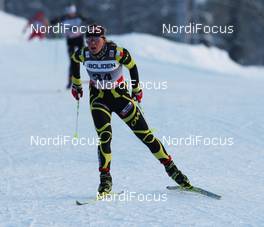 20.11.2010, Gaellivare, Sweden (SWE): Celia Bourgois (FRA), Fischer, Rottefella, One Way  - FIS world cup cross-country, 10km women, Gaellivare (SWE). www.nordicfocus.com. © Hemmersbach/NordicFocus. Every downloaded picture is fee-liable.