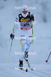 27.11.2010, Kuusamo, Finland (FIN): Mia Eriksson (SWE), Fischer, Salomon, One Way, Craft  - FIS world cup cross-country, 5km women, Kuusamo (FIN). www.nordicfocus.com. © Laiho/NordicFocus. Every downloaded picture is fee-liable.