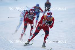 26.11.2010, Kuusamo, Finland (FIN) : Marit Bjoergen (NOR), Fischer, Rottefella, Swix  - FIS world cup cross-country, individual sprint, Kuusamo (FIN). www.nordicfocus.com. © Laiho/NordicFocus. Every downloaded picture is fee-liable.