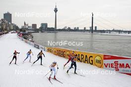 04.12.2010, Duesseldorf, Germany (GER): venue, race track along the river Rhine - FIS world cup cross-country, individual sprint, Duesseldorf (GER). www.nordicfocus.com. © Hemmersbach/NordicFocus. Every downloaded picture is fee-liable.