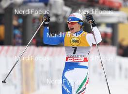 04.12.2010, Duesseldorf, Germany (GER): todays winner Arianna Follis (ITA), Fischer, Salomon, Swix  - FIS world cup cross-country, individual sprint, Duesseldorf (GER). www.nordicfocus.com. © Hemmersbach/NordicFocus. Every downloaded picture is fee-liable.