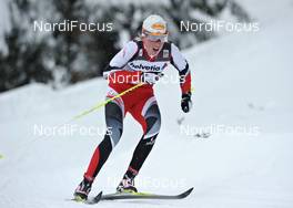 11.12.2010, Davos, Switzerland (SUI): Katerina Smutna (AUT), Fischer, Rottefella, Rossignol, One Way  - FIS world cup cross-country, 10km women, Davos (SUI). www.nordicfocus.com. Â© Felgenhauer/NordicFocus. Every downloaded picture is fee-liable.