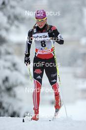 11.12.2010, Davos, Switzerland (SUI): Stefanie Boehler (GER), Rossignol, Rottefella, Alpina, One Way, adidas  - FIS world cup cross-country, 10km women, Davos (SUI). www.nordicfocus.com. Â© Felgenhauer/NordicFocus. Every downloaded picture is fee-liable.
