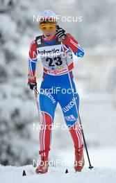 11.12.2010, Davos, Switzerland (SUI): Anastasia Dotsenko (RUS), Fischer, Rottefella, Alpina, Swix, Adidas  - FIS world cup cross-country, 10km women, Davos (SUI). www.nordicfocus.com. Â© Felgenhauer/NordicFocus. Every downloaded picture is fee-liable.