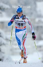 11.12.2010, Davos, Switzerland (SUI): Virginia De Martin Topranin (ITA), Rossignol, One Way  - FIS world cup cross-country, 10km women, Davos (SUI). www.nordicfocus.com. Â© Felgenhauer/NordicFocus. Every downloaded picture is fee-liable.