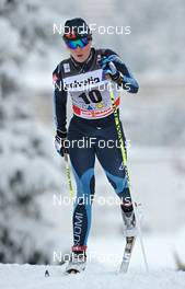 11.12.2010, Davos, Switzerland (SUI): Riikka Sarasoja (FIN), Salomon, One Way, Craft  - FIS world cup cross-country, 10km women, Davos (SUI). www.nordicfocus.com. Â© Felgenhauer/NordicFocus. Every downloaded picture is fee-liable.