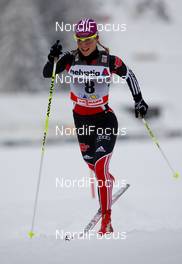 11.12.2010, Davos, Switzerland (SUI): Stefanie Boehler (GER), Fischer, Rottefella, Alpina, One Way, adidas  - FIS world cup cross-country, 10km women, Davos (SUI). www.nordicfocus.com. © Laiho/NordicFocus. Every downloaded picture is fee-liable.