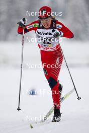 11.12.2010, Davos, Switzerland (SUI): Marte Elden (NOR), Fischer, Swix  - FIS world cup cross-country, 10km women, Davos (SUI). www.nordicfocus.com. © Laiho/NordicFocus. Every downloaded picture is fee-liable.