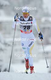 11.12.2010, Davos, Switzerland (SUI): Maria Rydqvist (SWE), Fischer, Rottefella, Alpina, One Way   - FIS world cup cross-country, 10km women, Davos (SUI). www.nordicfocus.com. Â© Felgenhauer/NordicFocus. Every downloaded picture is fee-liable.