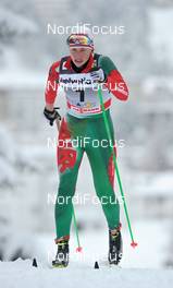 11.12.2010, Davos, Switzerland (SUI): Alena Sannikova (BLR), Fischer, One Way  - FIS world cup cross-country, 10km women, Davos (SUI). www.nordicfocus.com. Â© Felgenhauer/NordicFocus. Every downloaded picture is fee-liable.