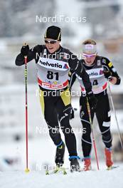 11.12.2010, Davos, Switzerland (SUI): Mathias Inniger (SUI); Fischer, Leki - FIS world cup cross-country, 15km men, Davos (SUI). www.nordicfocus.com. Â© Felgenhauer/NordicFocus. Every downloaded picture is fee-liable.