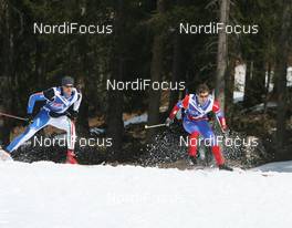 10.04.2010, Davos, Switzerland (SUI): Janmatie Kostner (ITA) and Martin Koukal (CZE), Atomic, One Way - Red Bull NordiX Davos-Bolgen, Davos (SUI). www.nordicfocus.com. © Manzoni/NordicFocus. Every downloaded picture is fee-liable.