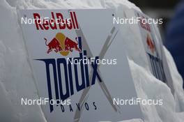 10.04.2010, Davos, Switzerland (SUI): Feature Track sign - Red Bull NordiX Davos-Bolgen, Davos (SUI). www.nordicfocus.com. © Manzoni/NordicFocus. Every downloaded picture is fee-liable.