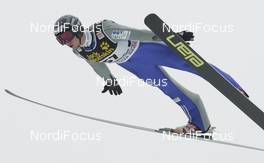 31.12.2009, Garmisch, Germany (GER): Robert Kranjec (SLO), Elan  - FIS world cup ski jumping, four hills tournament, individual HS140, training, Garmisch (GER). www.nordicfocus.com. © Domanski/NordicFocus. Every downloaded picture is fee-liable.