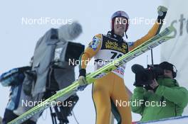 02.01.2010, Innsbruck, Austria (AUT): Gregor Schlierenzauer (AUT), Fischer  - FIS world cup ski jumping, four hills tournament, individual HS130, training, Innsbruck (AUT). www.nordicfocus.com. © Domanski/NordicFocus. Every downloaded picture is fee-liable.