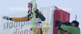 03.01.2010, Innsbruck, Austria (AUT): Gregor Schlierenzauer (AUT), Fischer  - FIS world cup ski jumping, four hills tournament, individual HS130, Innsbruck (AUT). www.nordicfocus.com. © Domanski/NordicFocus. Every downloaded picture is fee-liable.