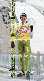 14.03.2010, Holmenkollen, Norway (NOR): Simon Ammann (SUI), Fischer  - FIS world cup ski jumping, cups, Holmenkollen (NOR). www.nordicfocus.com. © Felgenhauer/NordicFocus. Every downloaded picture is fee-liable.