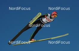 14.03.2010, Holmenkollen, Norway (NOR): Olli Muotka (FIN), Fischer - FIS world cup ski jumping, individual HS134, Holmenkollen (NOR). www.nordicfocus.com. © Felgenhauer/NordicFocus. Every downloaded picture is fee-liable.