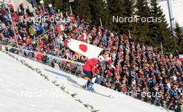 14.03.2010, Holmenkollen, Norway (NOR): flag ceremony - FIS world cup ski jumping, individual HS134, Holmenkollen (NOR). www.nordicfocus.com. © Felgenhauer/NordicFocus. Every downloaded picture is fee-liable.