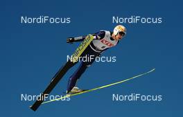 14.03.2010, Holmenkollen, Norway (NOR): Nikolay Karpenko (KAZ), Fischer - FIS world cup ski jumping, individual HS134, Holmenkollen (NOR). www.nordicfocus.com. © Felgenhauer/NordicFocus. Every downloaded picture is fee-liable.