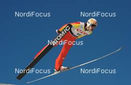 14.03.2010, Holmenkollen, Norway (NOR): Andreas Stjernen (NOR); Atomic - FIS world cup ski jumping, individual HS134, Holmenkollen (NOR). www.nordicfocus.com. © Felgenhauer/NordicFocus. Every downloaded picture is fee-liable.