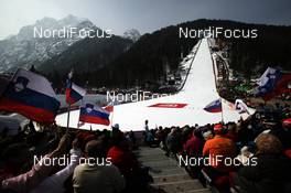 19.03.2010, Planica, Slovenia (SLO): jumping hill - FIS world championship ski flying, individual HS215, Planica (SLO). www.nordicfocus.com. © Domanski/NordicFocus. Every downloaded picture is fee-liable.