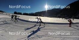 23.01.2010, Lienz, Austria (AUT): athletes on the suny track - Dolomiten Classicrace, Lienz (AUT). www.nordicfocus.com. © Felgenhauer/NordicFocus. Every downloaded picture is fee-liable.