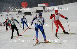 24.01.2010, Lienz, Austria (AUT): Evgina Kurochkina (RUS), Fischer, Alpina, Exel, adidas  - FIS Marathon Cup Dolomitenlauf, Lienz (AUT). www.nordicfocus.com. © Felgenhauer/NordicFocus. Every downloaded picture is fee-liable.