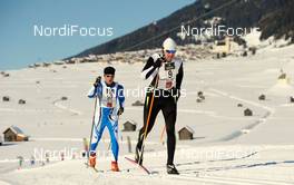 23.01.2010, Lienz, Austria (AUT): athletes in front of Obertilliach - Dolomiten Classicrace, Lienz (AUT). www.nordicfocus.com. © Felgenhauer/NordicFocus. Every downloaded picture is fee-liable.