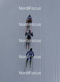 31.01.2010, Val di Fiemme, Italy (ITA): feature, helicopter view - FIS Marathon Cup Marcialonga, Val di Fiemme (ITA). www.nordicfocus.com. © Hemmersbach/NordicFocus. Every downloaded picture is fee-liable.