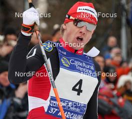 31.01.2010, Val di Fiemme, Italy (ITA): todays winner Oskar Svaerd (SWE), Atomic, Exel  - FIS Marathon Cup Marcialonga, Val di Fiemme (ITA). www.nordicfocus.com. © Hemmersbach/NordicFocus. Every downloaded picture is fee-liable.