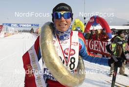 13.02.2010, St. Johann, Austria (AUT): Renate Forstner (GER) 50km classic race - Int. Tiroler Koasaloppet, St. Johann (AUT). www.nordicfocus.com. © Laiho/NordicFocus. Every downloaded picture is fee-liable.
