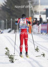 13.02.2010, St. Johann, Austria (AUT): Winner Renate Forstner (GER) 50km classic race - Int. Tiroler Koasaloppet, St. Johann (AUT). www.nordicfocus.com. © Laiho/NordicFocus. Every downloaded picture is fee-liable.