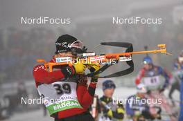 07.01.2011, Oberhof, Germany (GER): Ole Einar Bjoerndalen (NOR), Madshus, Rottefella, Odlo - IBU world cup biathlon, sprint men, Oberhof (GER). www.nordicfocus.com. © Manzoni/NordicFocus. Every downloaded picture is fee-liable.