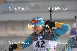 07.01.2011, Oberhof, Germany (GER): Andriy Deryzemlya (UKR), Fischer, Rottefella, Swix - IBU world cup biathlon, sprint men, Oberhof (GER). www.nordicfocus.com. © Manzoni/NordicFocus. Every downloaded picture is fee-liable.