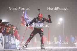 07.01.2011, Oberhof, Germany (GER): Arnd Peiffer (GER), Fischer, Salomon, Swix, adidas - IBU world cup biathlon, sprint men, Oberhof (GER). www.nordicfocus.com. © Manzoni/NordicFocus. Every downloaded picture is fee-liable.