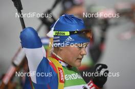 08.01.2011, Oberhof, Germany (GER): Ekaterina Yurlova (RUS), Fischer, Rottefella, Swix - IBU world cup biathlon, sprint women, Oberhof (GER). www.nordicfocus.com. © Manzoni/NordicFocus. Every downloaded picture is fee-liable.