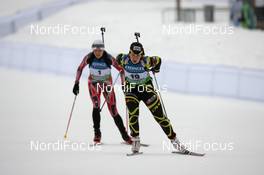 13.01.2011, Ruhpolding, Germany (GER): Anais Bescond (FRA), Madshus, Rottefella, Swix, OneWay - IBU world cup biathlon, individual women, Ruhpolding (GER). www.nordicfocus.com. © Manzoni/NordicFocus. Every downloaded picture is fee-liable.