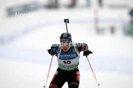 13.01.2011, Ruhpolding, Germany (GER): Magdalena Neuner (GER), Fischer, Rottefella, Exel, adidas - IBU world cup biathlon, individual women, Ruhpolding (GER). www.nordicfocus.com. © Manzoni/NordicFocus. Every downloaded picture is fee-liable.