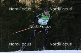 16.01.2011, Ruhpolding, Germany (GER): Matthias Simmen (SUI), Rossignol, Rottefella, Exel, ODLO - IBU world cup biathlon, pursuit men, Ruhpolding (GER). www.nordicfocus.com. © Manzoni/NordicFocus. Every downloaded picture is fee-liable.
