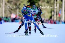 16.01.2011, Ruhpolding, Germany (GER): Bjoern Ferry (SWE), Fischer, Rottefella, Leki, adidas - IBU world cup biathlon, pursuit men, Ruhpolding (GER). www.nordicfocus.com. © Manzoni/NordicFocus. Every downloaded picture is fee-liable.