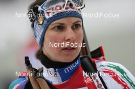 15.01.2011, Ruhpolding, Germany (GER): Michaela Ponza (ITA), Fischer, Rottefella, Rossignol, Swix - IBU world cup biathlon, sprint women, Ruhpolding (GER). www.nordicfocus.com. © Manzoni/NordicFocus. Every downloaded picture is fee-liable.