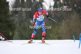15.01.2011, Ruhpolding, Germany (GER): Svetlana Sleptsova (RUS), Fischer, Rottefella, Alpina, Swix, adidas - IBU world cup biathlon, sprint women, Ruhpolding (GER). www.nordicfocus.com. © Manzoni/NordicFocus. Every downloaded picture is fee-liable.