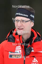 15.01.2011, Ruhpolding, Germany (GER): Markus Regli (SUI), head of biathlon Switzerland - IBU world cup biathlon, sprint women, Ruhpolding (GER). www.nordicfocus.com. © Manzoni/NordicFocus. Every downloaded picture is fee-liable.