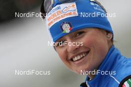 15.01.2011, Ruhpolding, Germany (GER): Karin Oberhofer (ITA), Fischer, Rottefella, Alpina, Swix - IBU world cup biathlon, sprint women, Ruhpolding (GER). www.nordicfocus.com. © Manzoni/NordicFocus. Every downloaded picture is fee-liable.