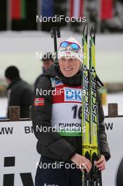 15.01.2011, Ruhpolding, Germany (GER): Tora Berger (NOR), Fischer, Rottefella, Odlo - IBU world cup biathlon, sprint women, Ruhpolding (GER). www.nordicfocus.com. © Manzoni/NordicFocus. Every downloaded picture is fee-liable.