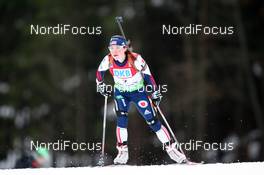 15.01.2011, Ruhpolding, Germany (GER): Laura Spector (USA), Madshus, Rottefella, adidas - IBU world cup biathlon, sprint women, Ruhpolding (GER). www.nordicfocus.com. © Manzoni/NordicFocus. Every downloaded picture is fee-liable.