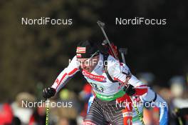 23.01.2011, Antholz, Italy (ITA): Tomasz Sikora (POL), Fischer, Rottefella,  OneWay - IBU world cup biathlon, relay men, Antholz (ITA). www.nordicfocus.com. © Manzoni/NordicFocus. Every downloaded picture is fee-liable.