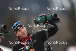 20.01.2011, Antholz, Italy (ITA): Mikael Loefgren (SWE), headcoach Team Norway  - IBU world cup biathlon, sprint men, Antholz (ITA). www.nordicfocus.com. © Manzoni/NordicFocus. Every downloaded picture is fee-liable.